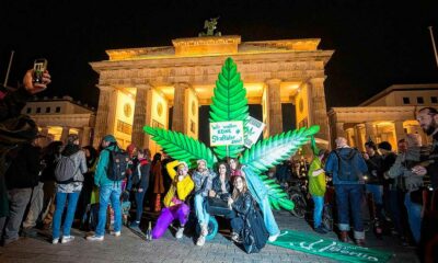 Feierlichkeiten zur Legalisierung von Cannabis in Deutschland