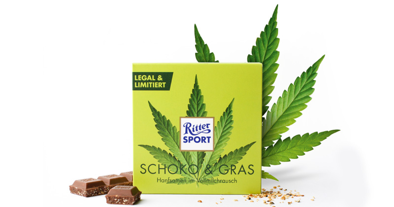 Ritter Sport mit Hanf