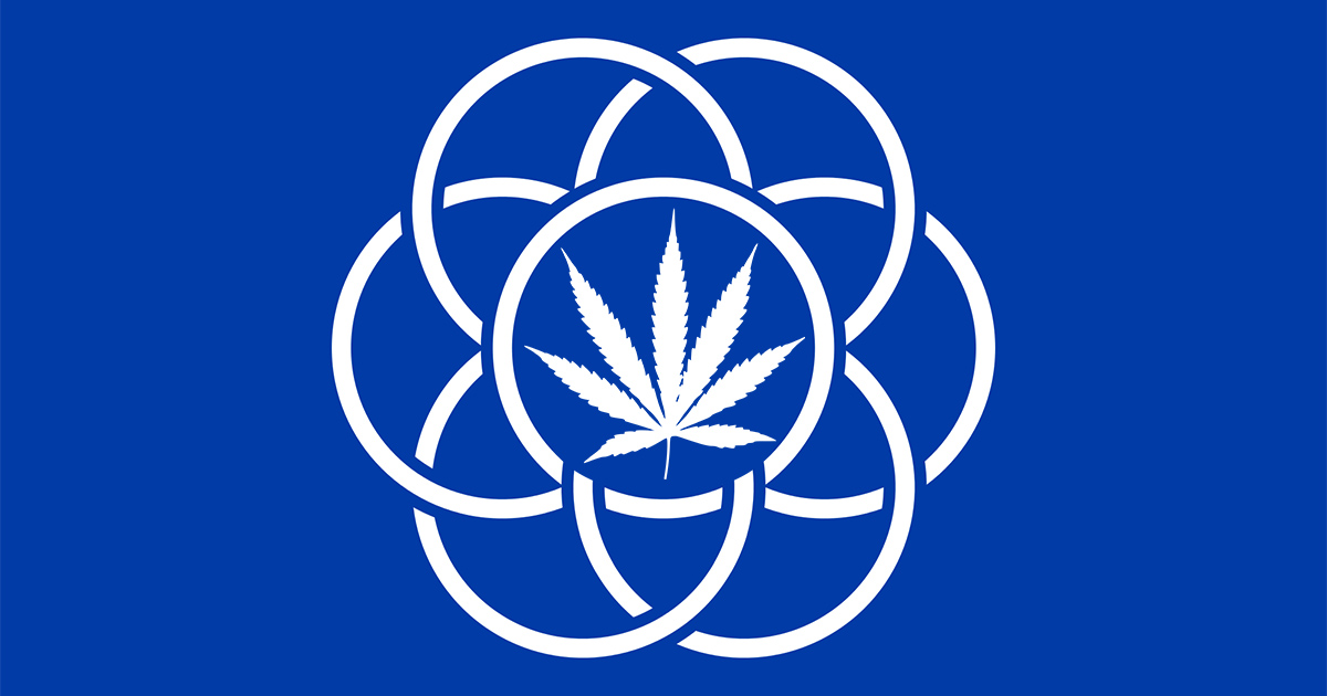 Flagge des Landes Cannabis