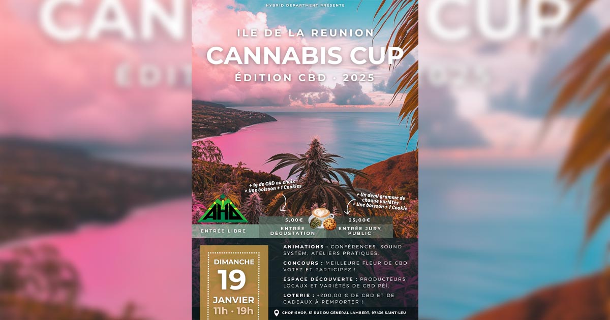 Cannabis Cup CBD auf La Réunion